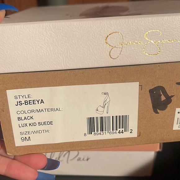 Jessica Simpson heels worn once can’t even tell - Picture 4 of 4